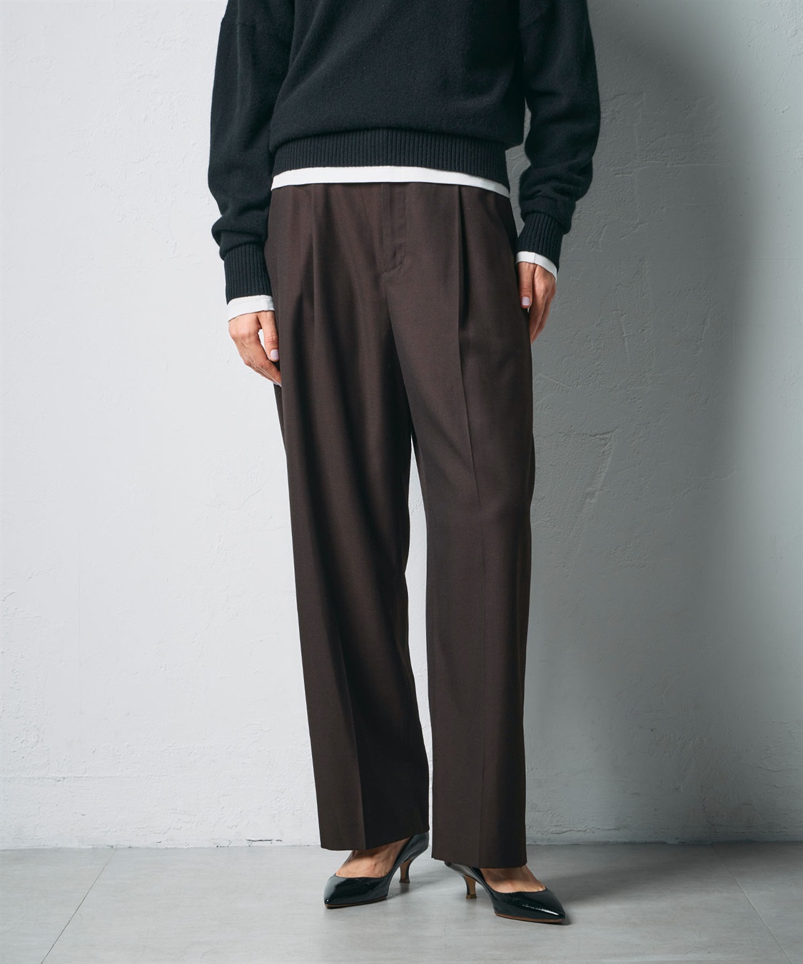 N.O.R.C ウールライクソフトカーブパンツ_sub_9