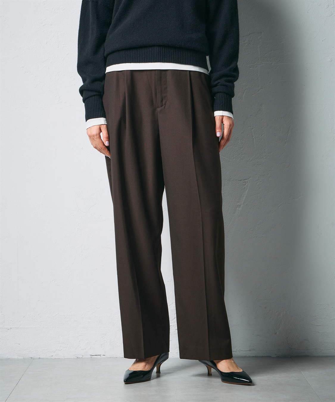 N.O.R.C ウールライクソフトカーブパンツ_sub_12