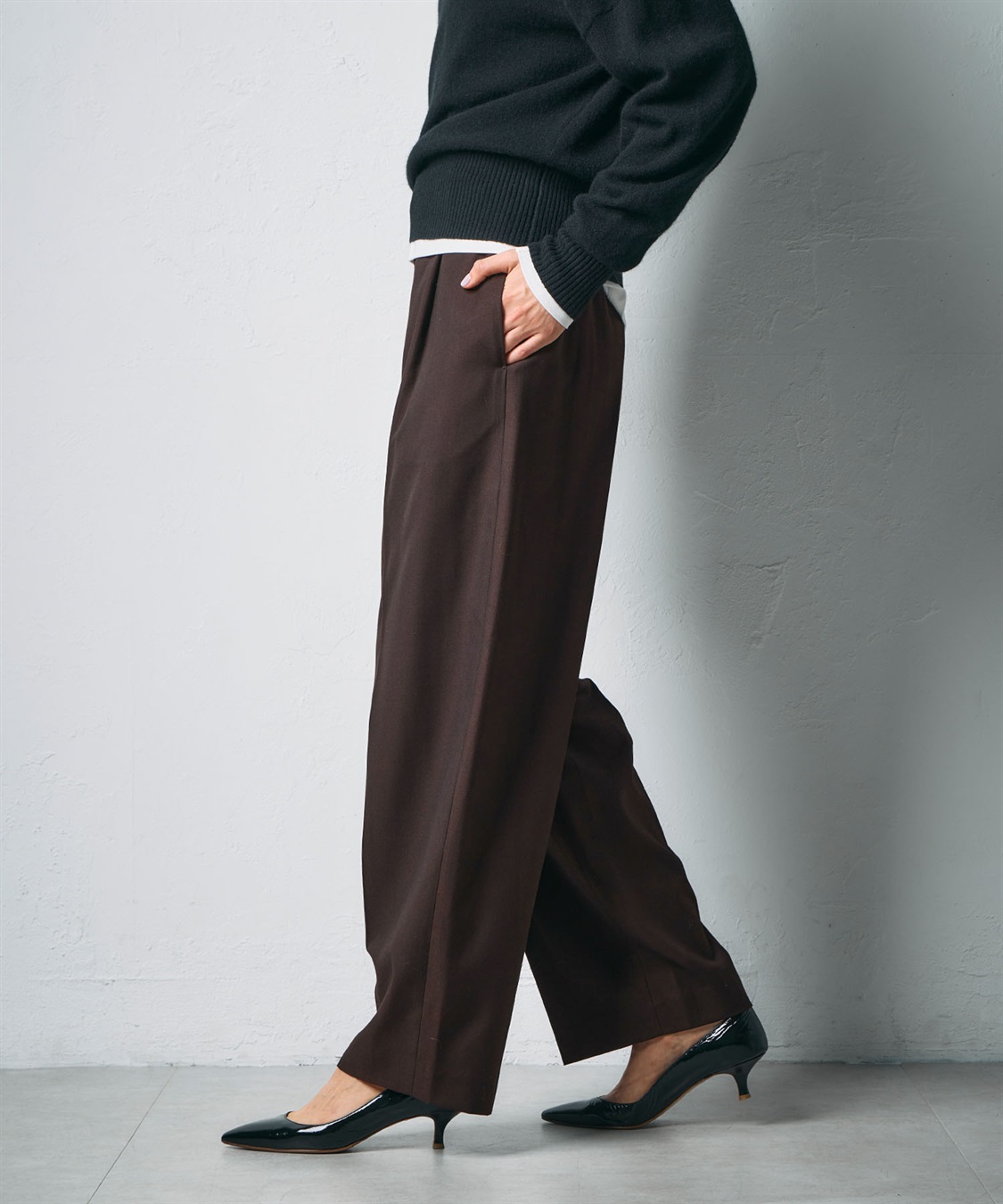 N.O.R.C ウールライクソフトカーブパンツ_sub_13
