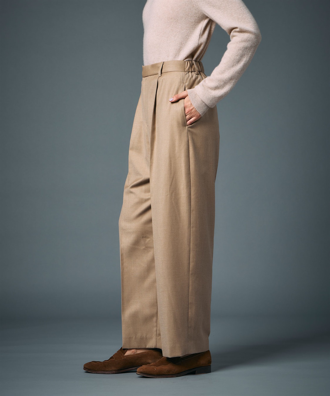 N.O.R.C ウールライクソフトカーブパンツ_sub_17