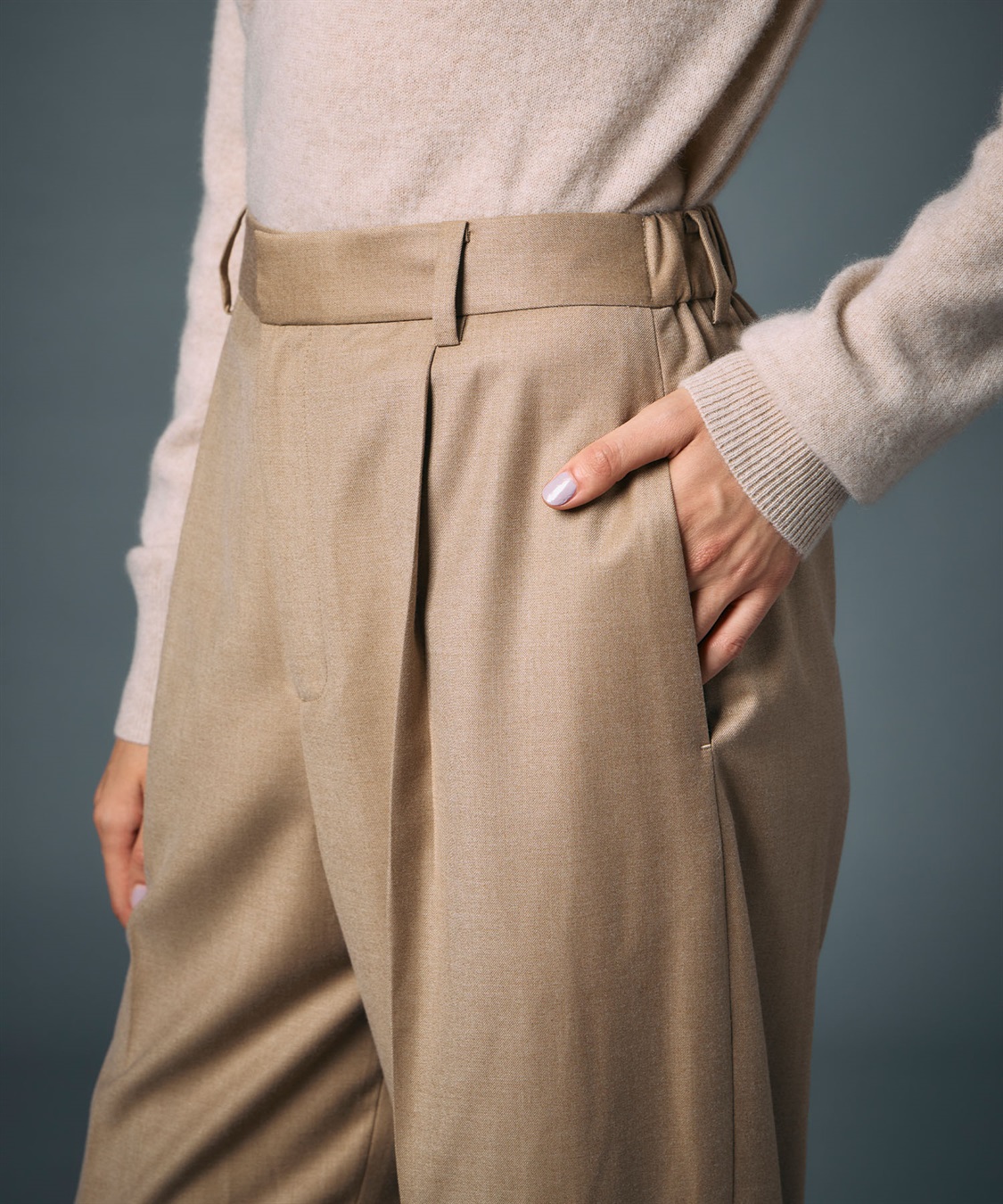 N.O.R.C ウールライクソフトカーブパンツ_sub_19