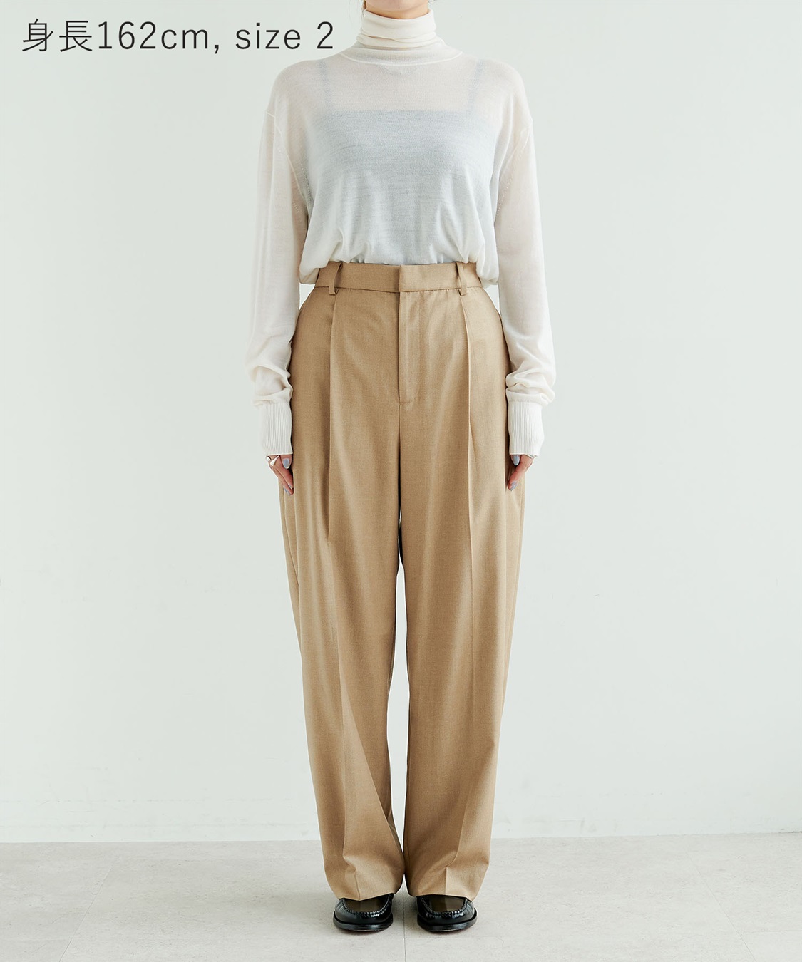 N.O.R.C ウールライクソフトカーブパンツ_sub_23