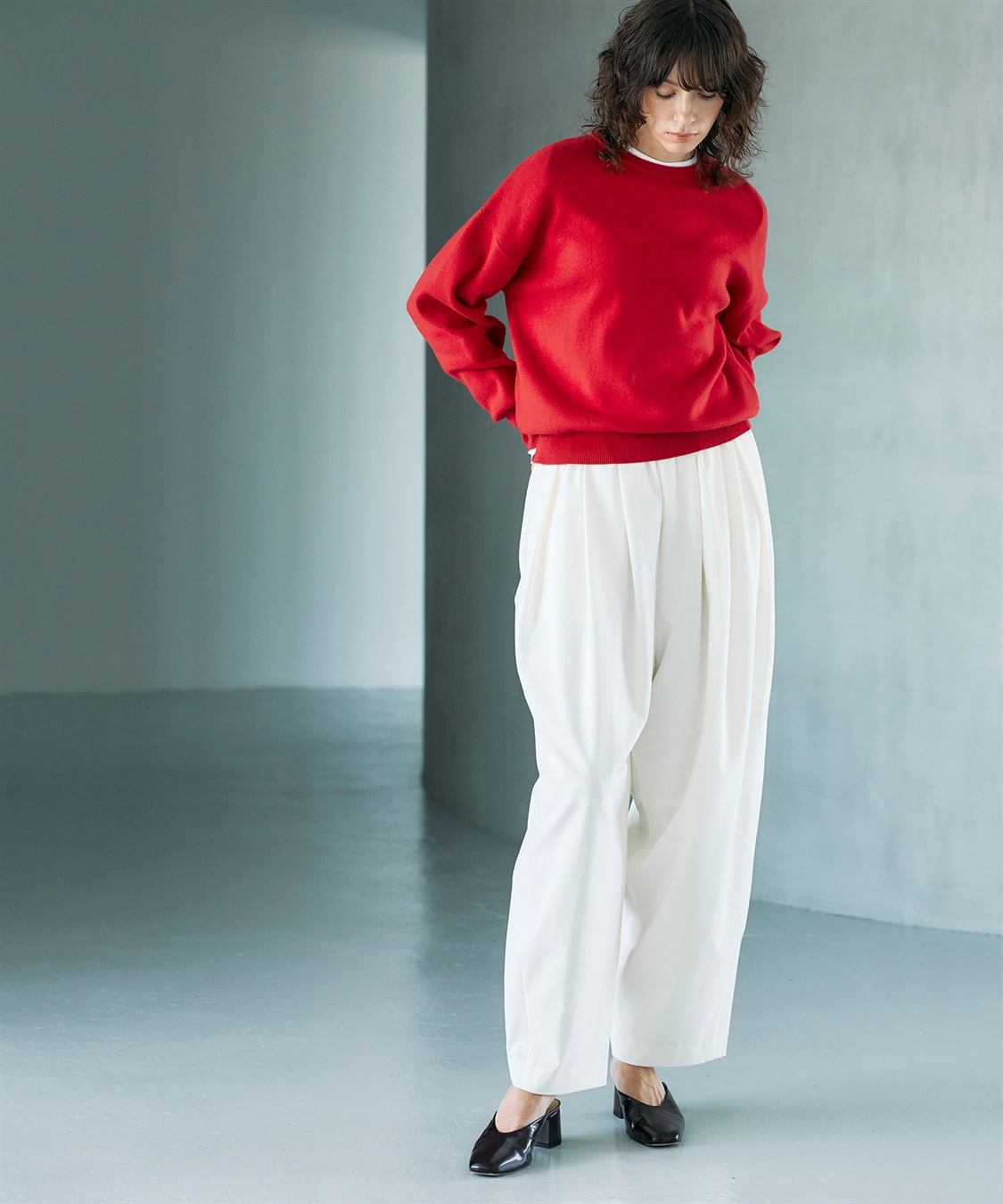 N.O.R.C ウールライクボリュームドロストパンツ_sub_8