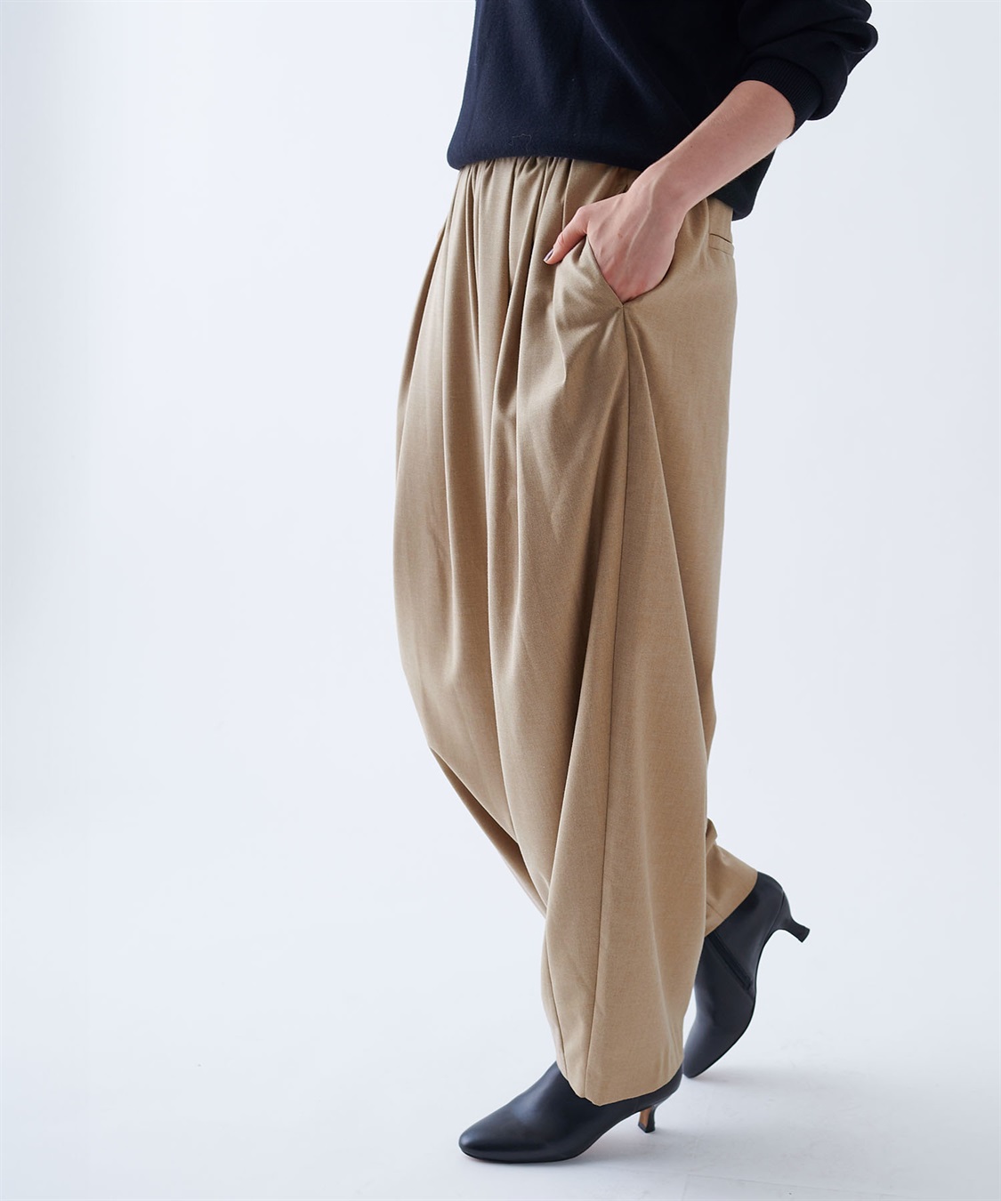 N.O.R.C ウールライクボリュームドロストパンツ_sub_12
