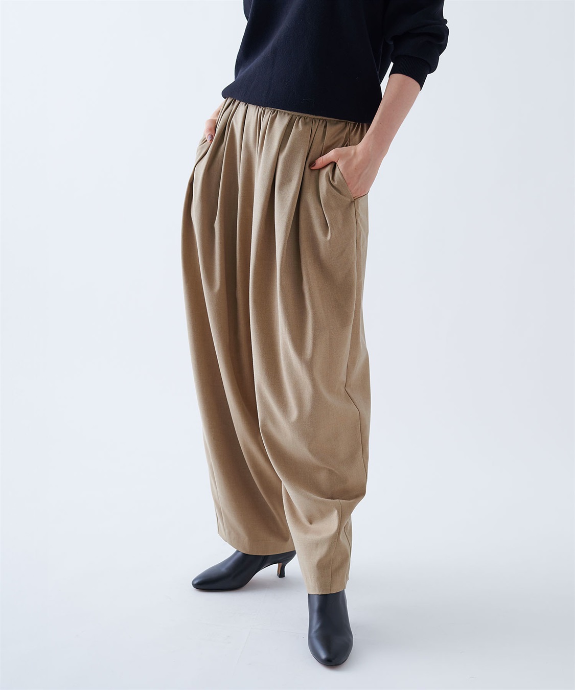 N.O.R.C ウールライクボリュームドロストパンツ_sub_13