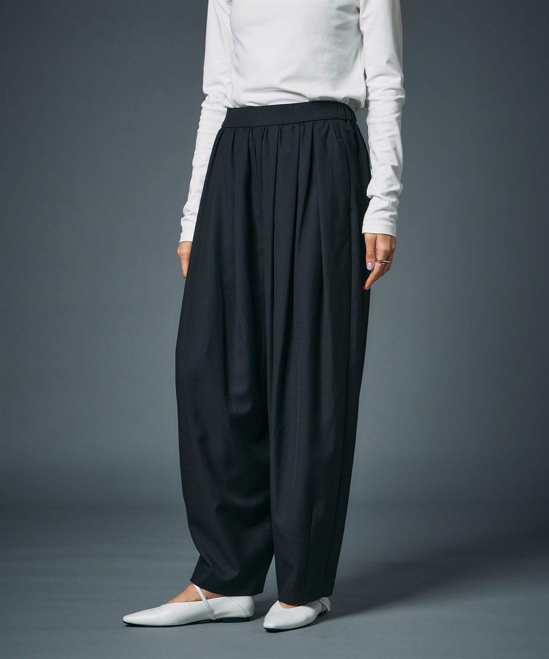 N.O.R.C ウールライクボリュームドロストパンツ_sub_15