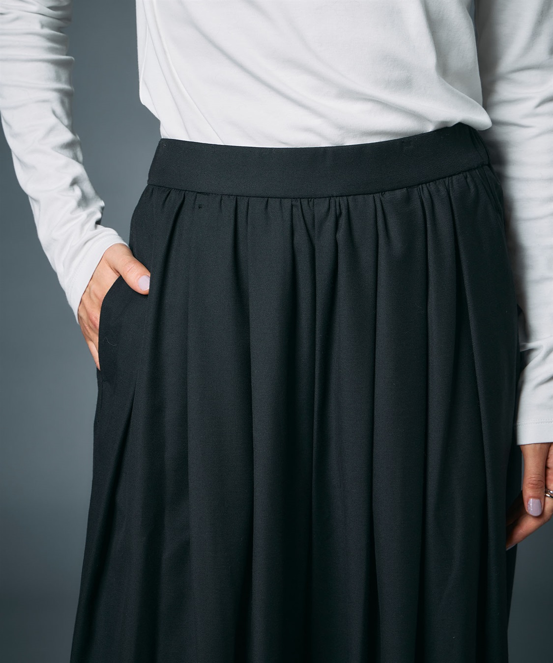 N.O.R.C ウールライクボリュームドロストパンツ_sub_19