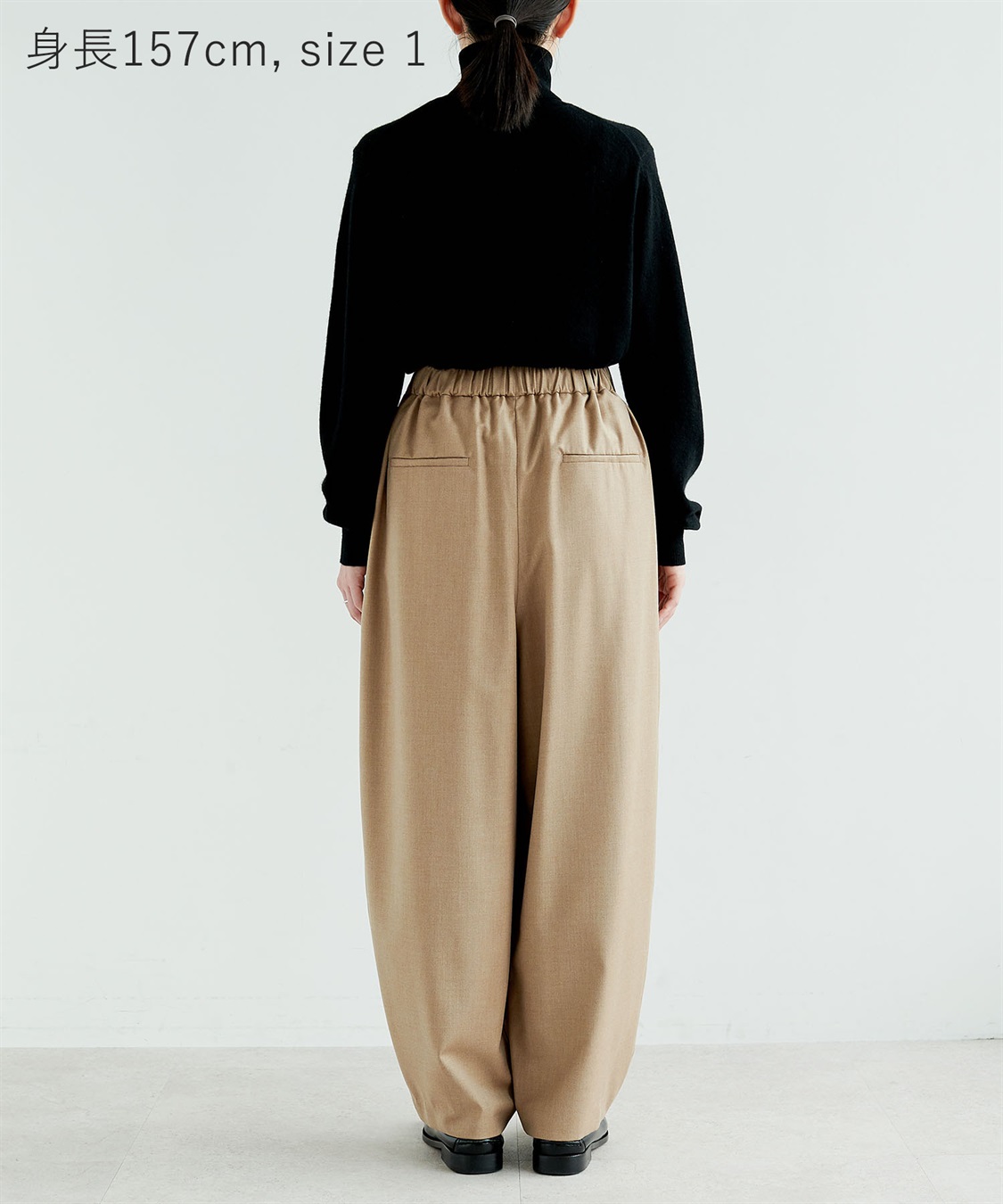 N.O.R.C ウールライクボリュームドロストパンツ_sub_23