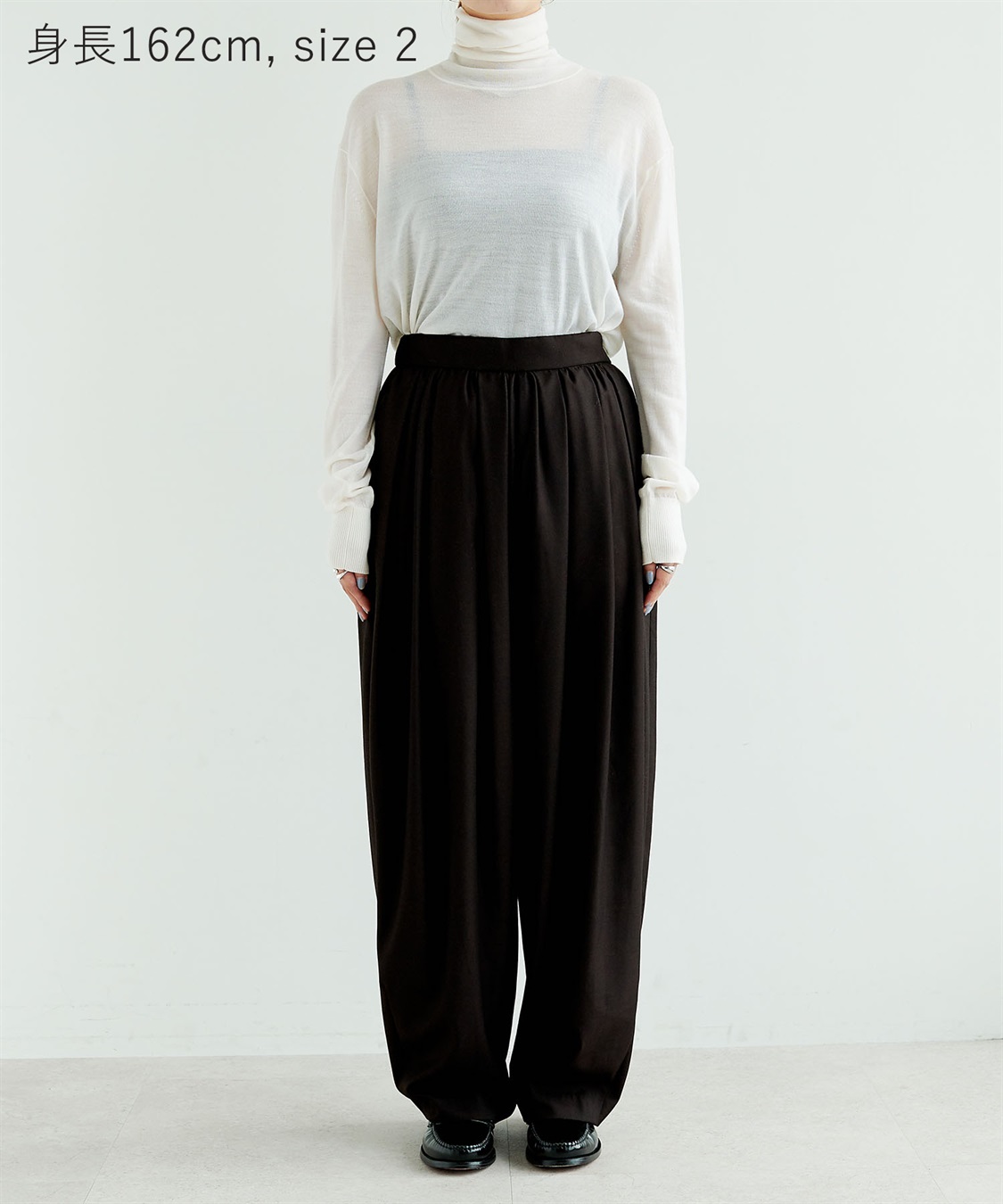 N.O.R.C ウールライクボリュームドロストパンツ_sub_24