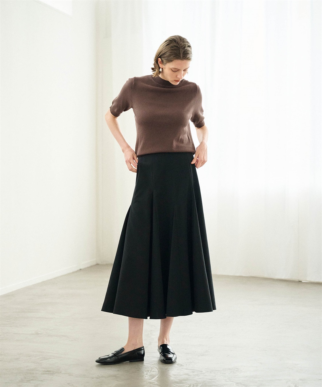 N.O.R.C ウォッシャブルマチフレアスカート【CLEAN MOTION】_sub_3