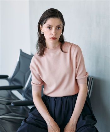 N.O.R.C シルクコットンハーフスリーブトップス_subthumb_2