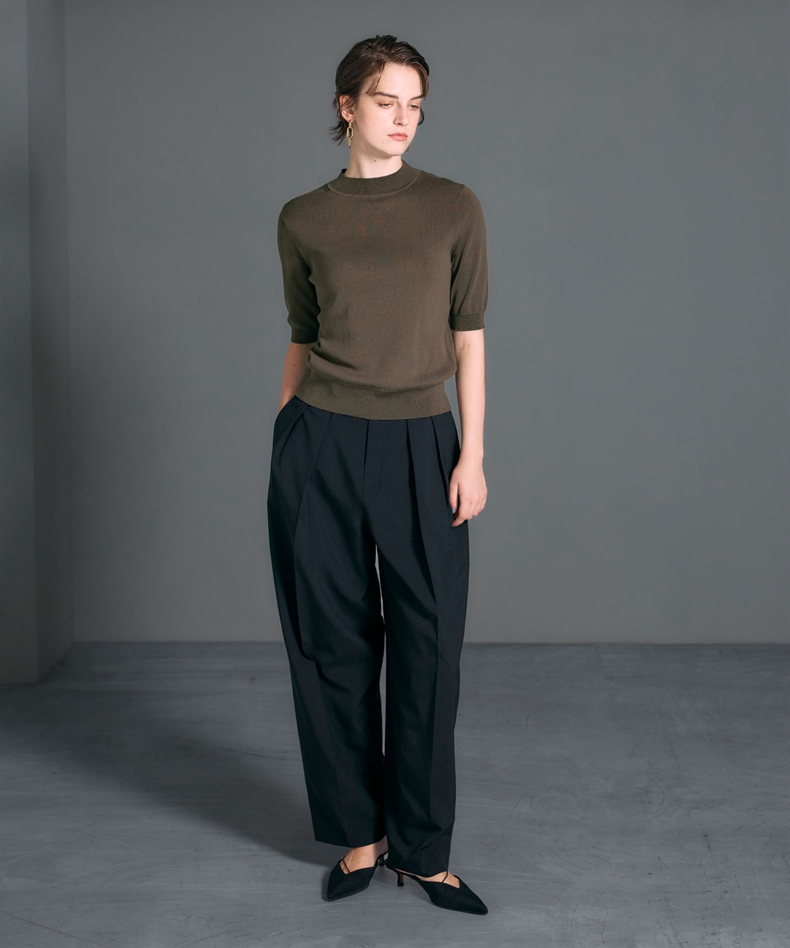 N.O.R.C シルクコットンハーフスリーブトップス_sub_10