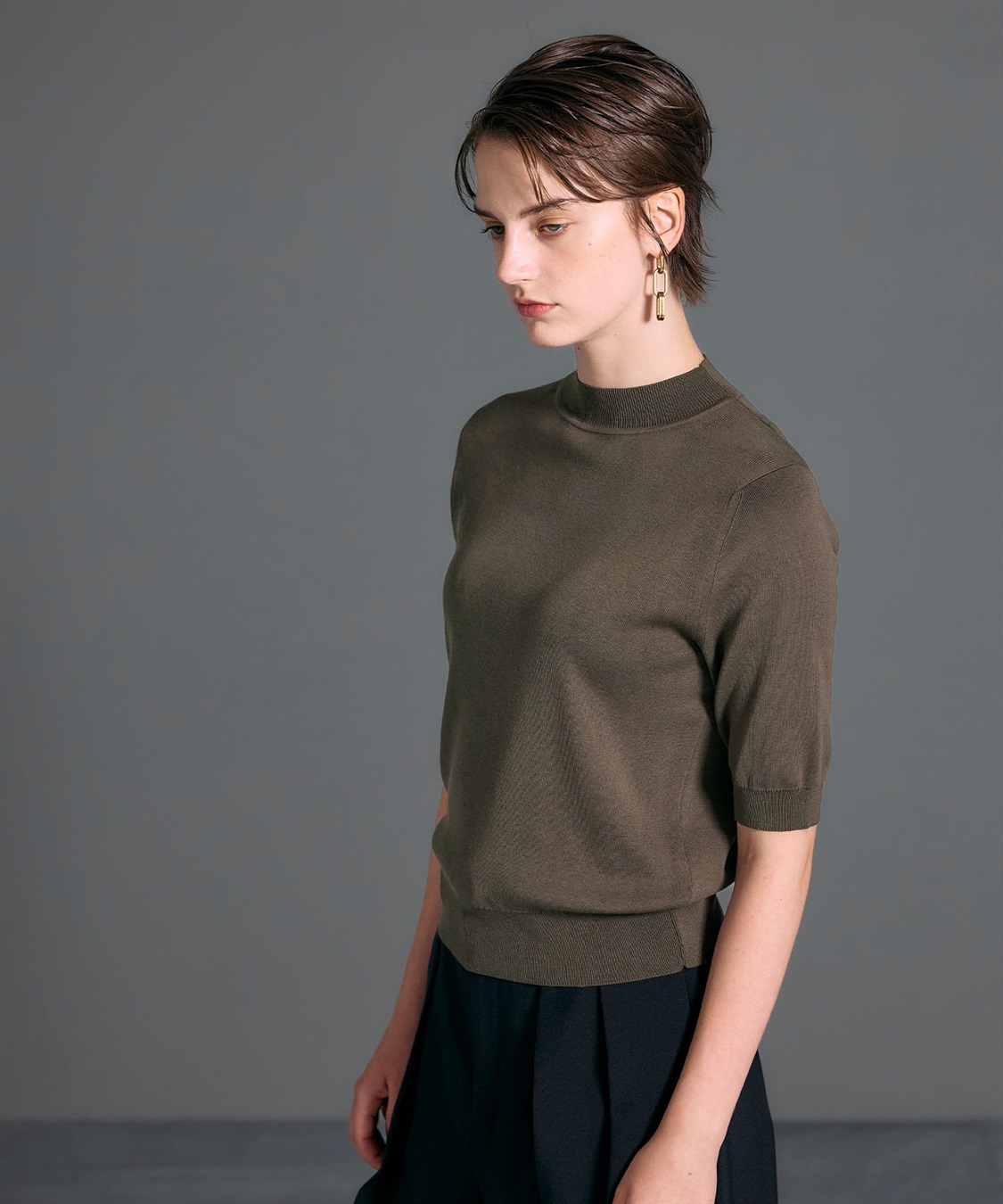 N.O.R.C シルクコットンハーフスリーブトップス_sub_11