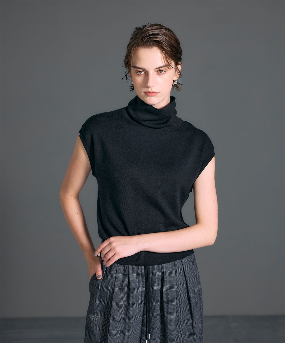 N.O.R.C シルクコットンオフタートルニット_sub_8