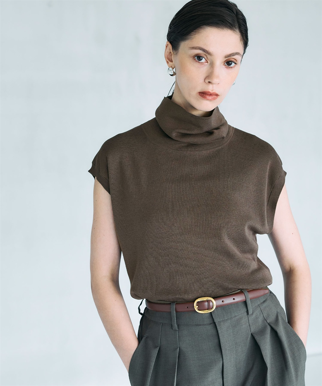 N.O.R.C シルクコットンオフタートルニット_sub_14