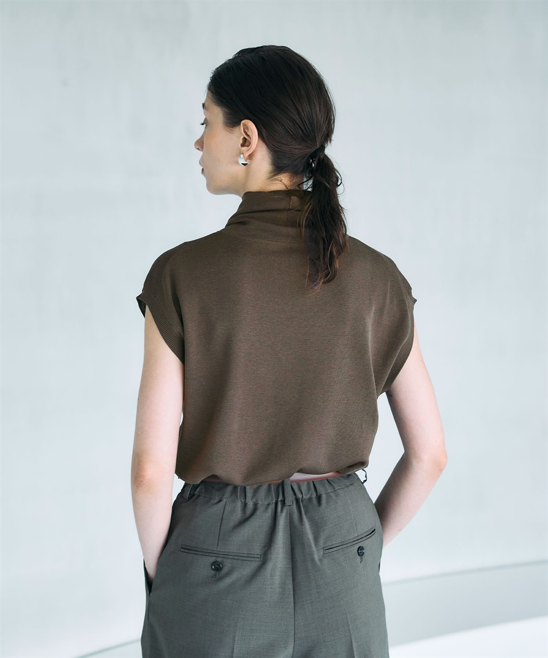 N.O.R.C シルクコットンオフタートルニット_sub_20