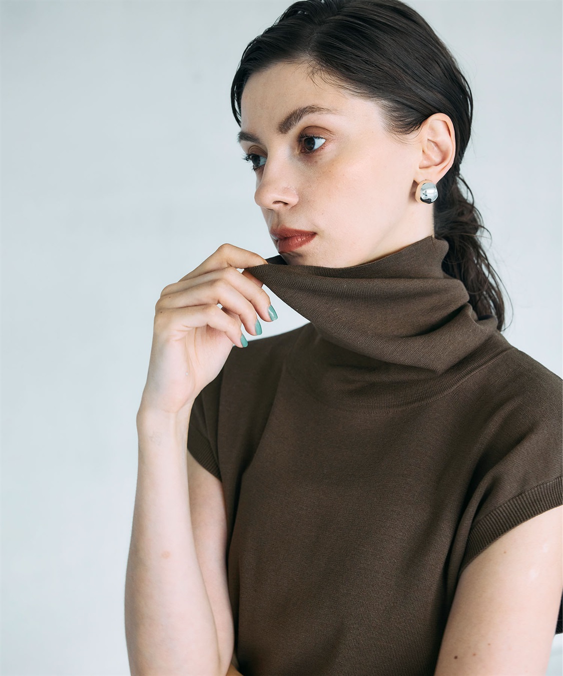 N.O.R.C シルクコットンオフタートルニット_sub_22