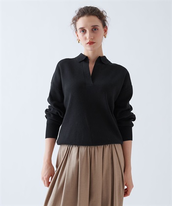 N.O.R.C コットンカシミヤスキッパーニット_subthumb_16