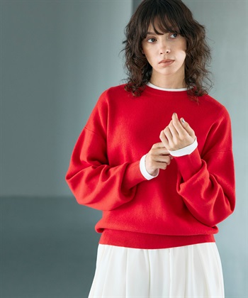 N.O.R.C コットンカシミヤニットプルオーバー_subthumb_1