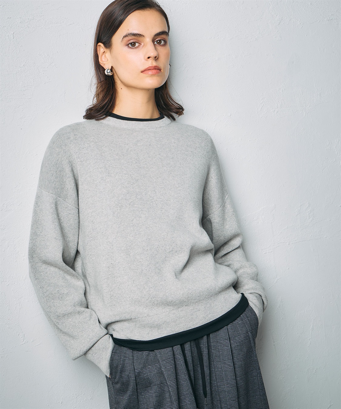 N.O.R.C コットンカシミヤニットプルオーバー_sub_2