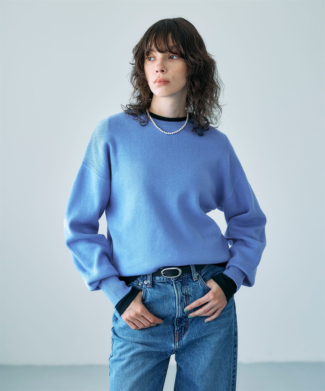 N.O.R.C コットンカシミヤニットプルオーバー_sub_4