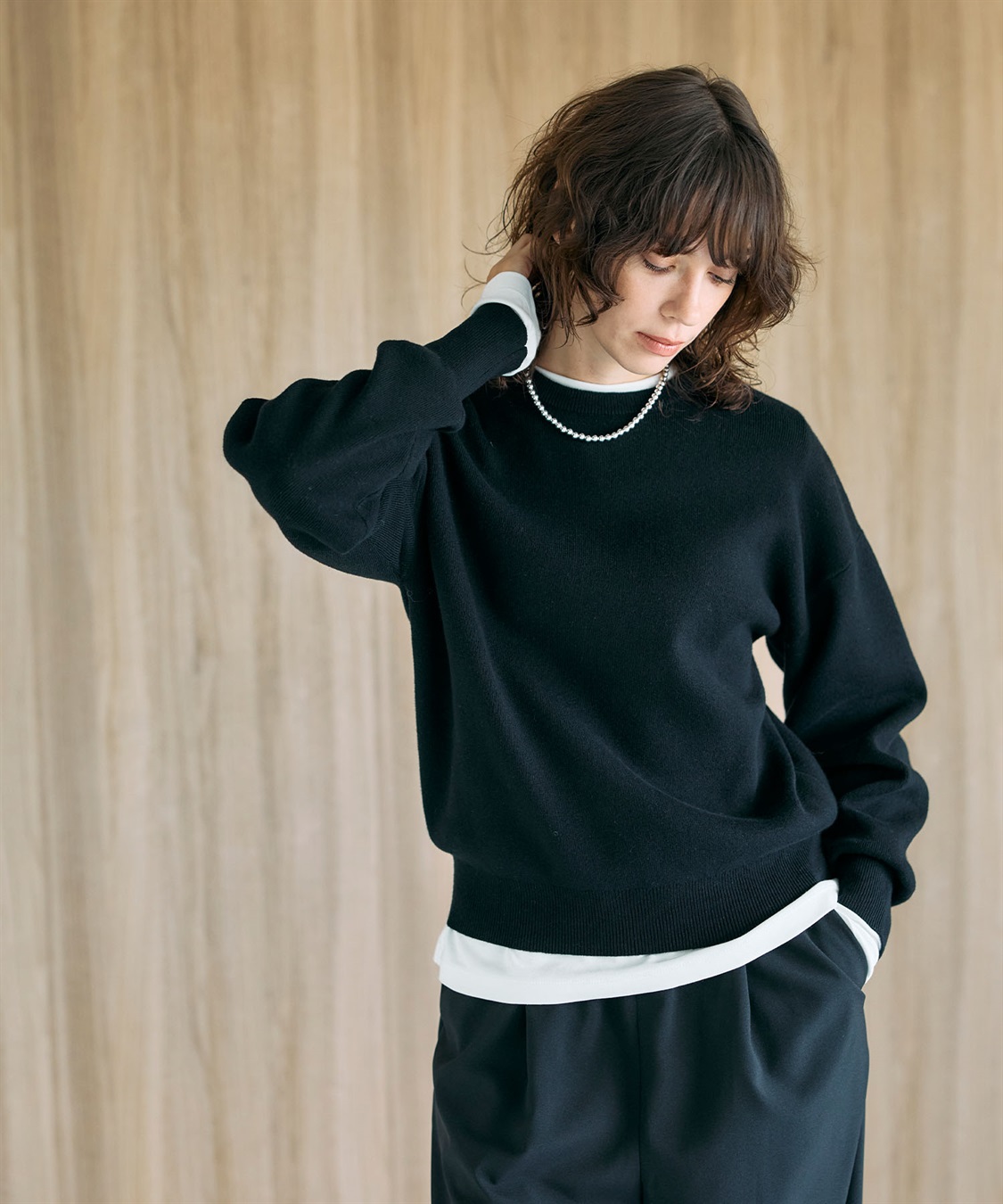 N.O.R.C コットンカシミヤニットプルオーバー_sub_13