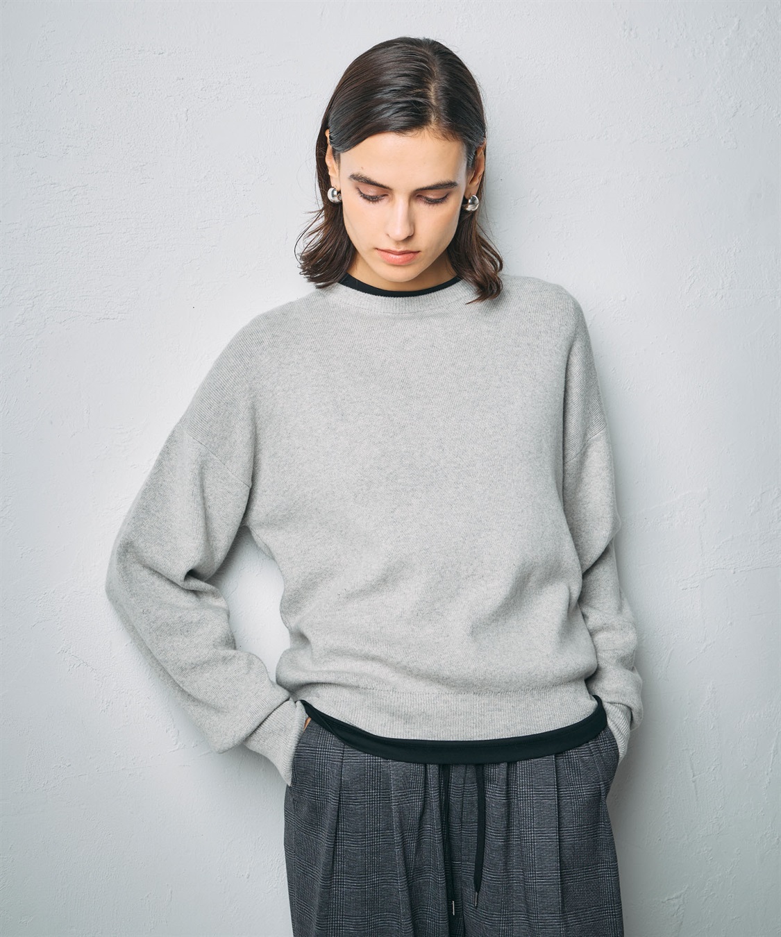 N.O.R.C コットンカシミヤニットプルオーバー_sub_20