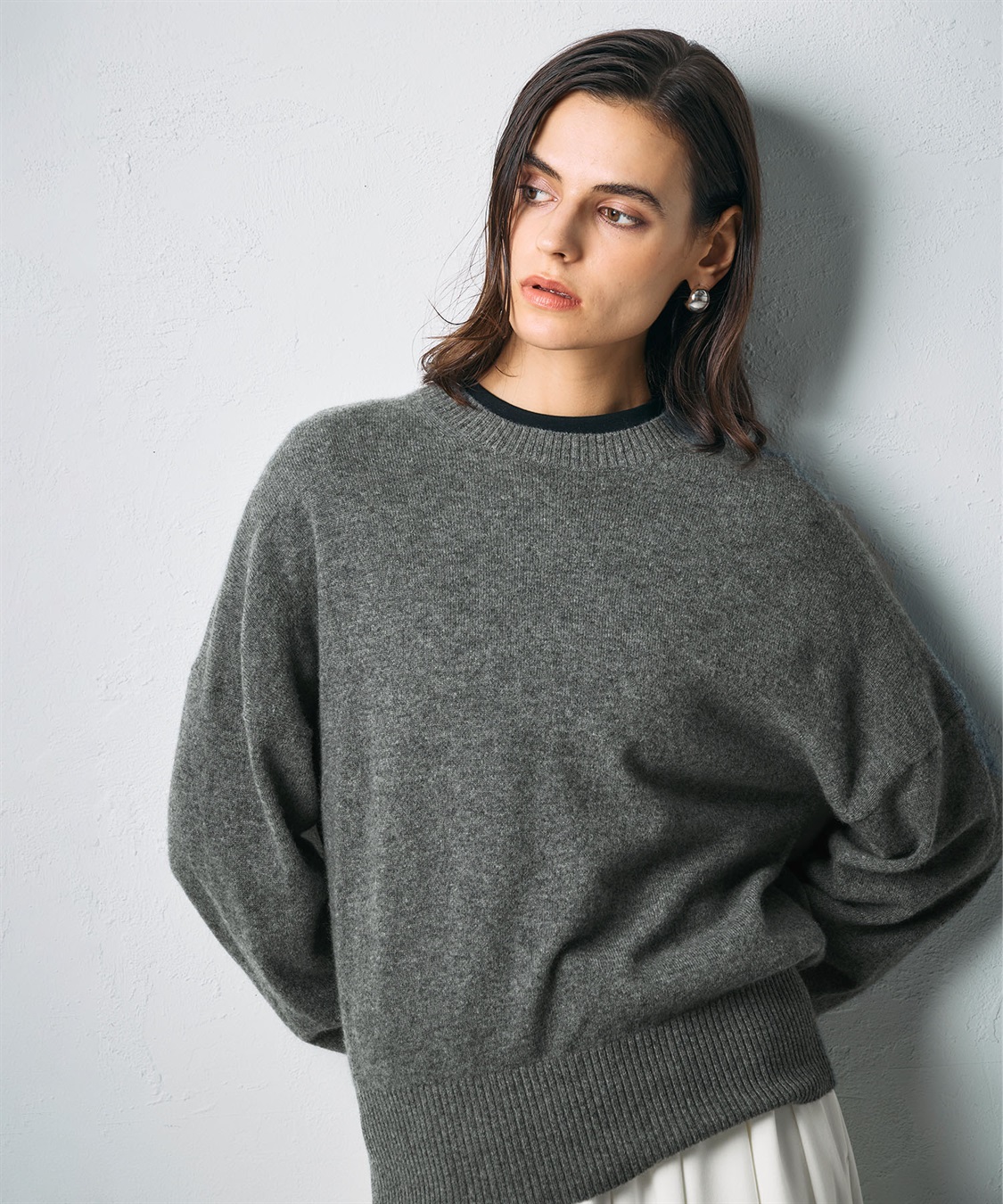 N.O.R.C 【CASHMERE100%】カシミヤクルーネックニット_sub_3