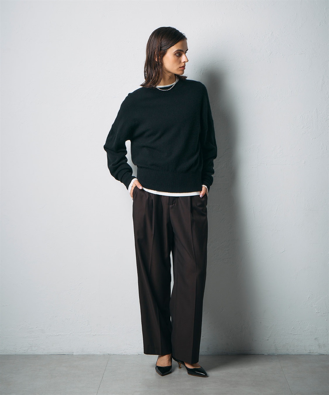 N.O.R.C 【CASHMERE100%】カシミヤクルーネックニット_sub_14