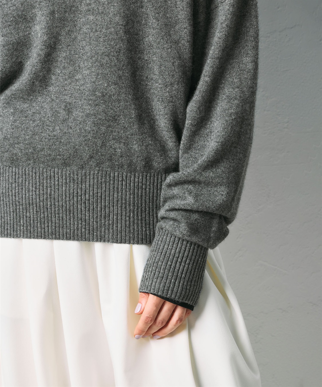 N.O.R.C 【CASHMERE100%】カシミヤクルーネックニット_sub_23