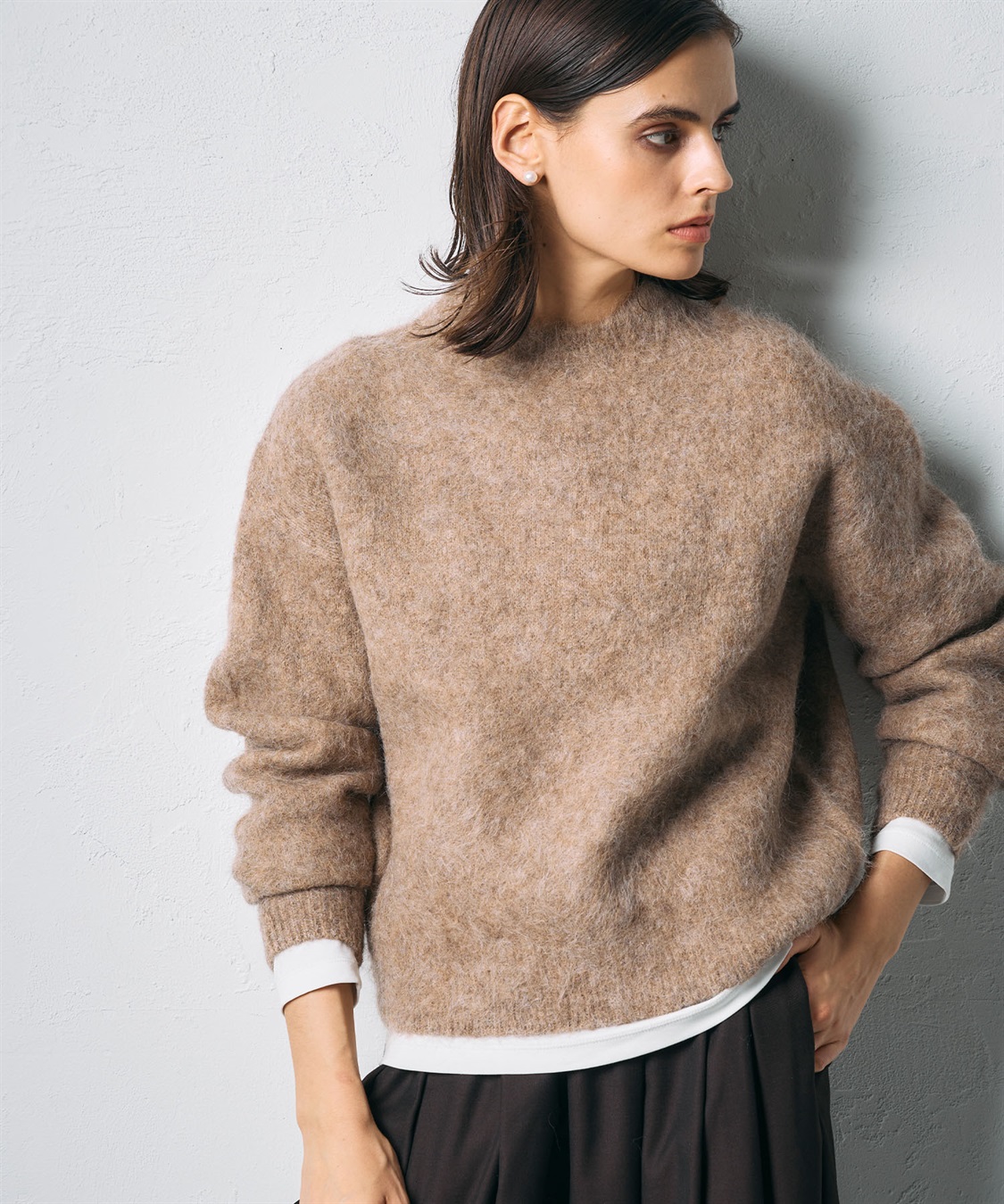 N.O.R.C アルパカシャギーニットプルオーバー_sub_1