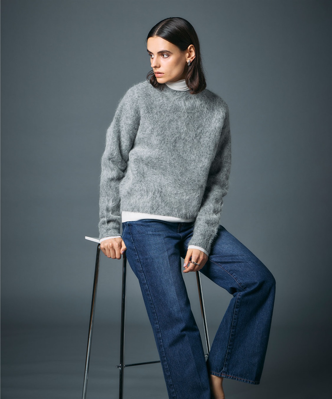 N.O.R.C アルパカシャギーニットプルオーバー_sub_2