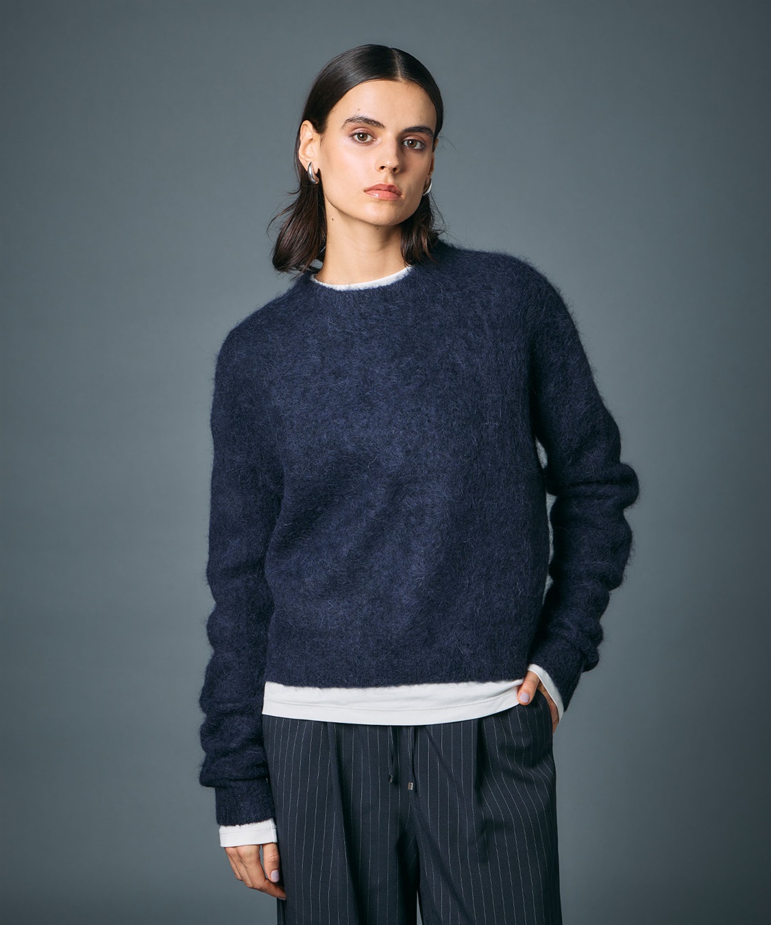 N.O.R.C アルパカシャギーニットプルオーバー_sub_5