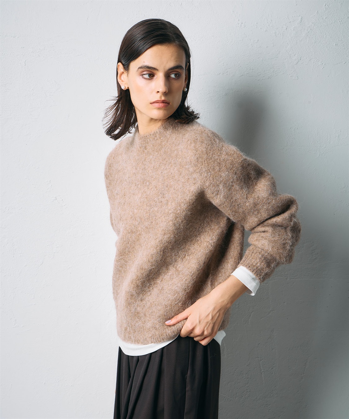 N.O.R.C アルパカシャギーニットプルオーバー_sub_9