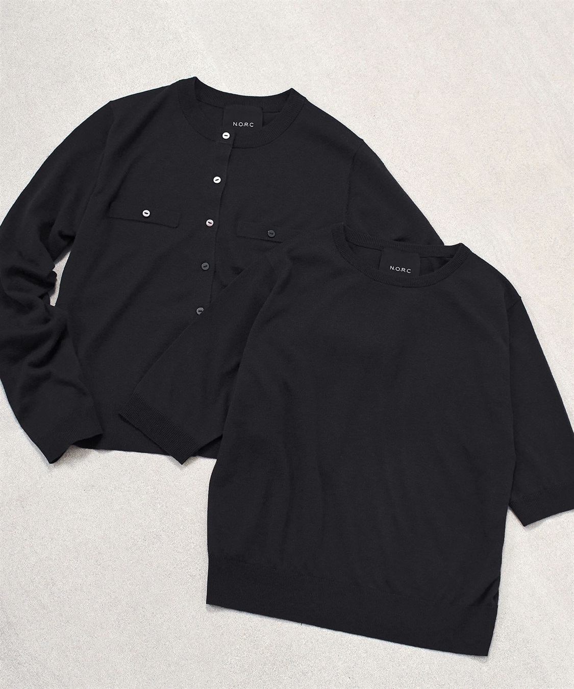 N.O.R.C <NEW YEAR TIME SALE>WOOL SILK PACK ENSEMBLE KNIT_sub_1