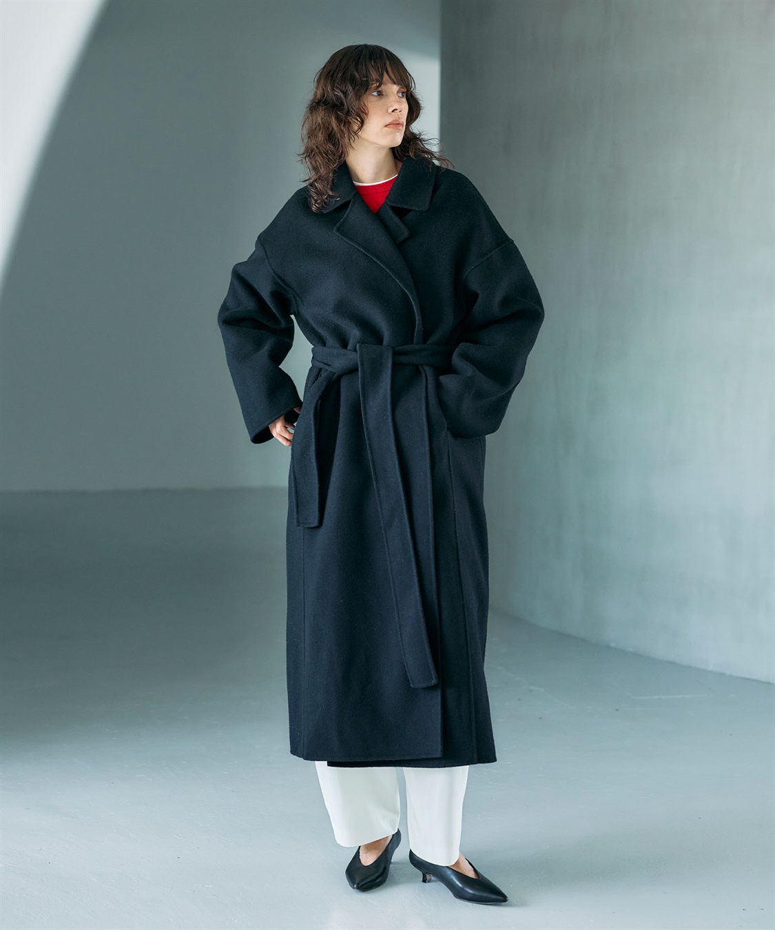 N.O.R.C ウールメルトンロングリバーコート_sub_2