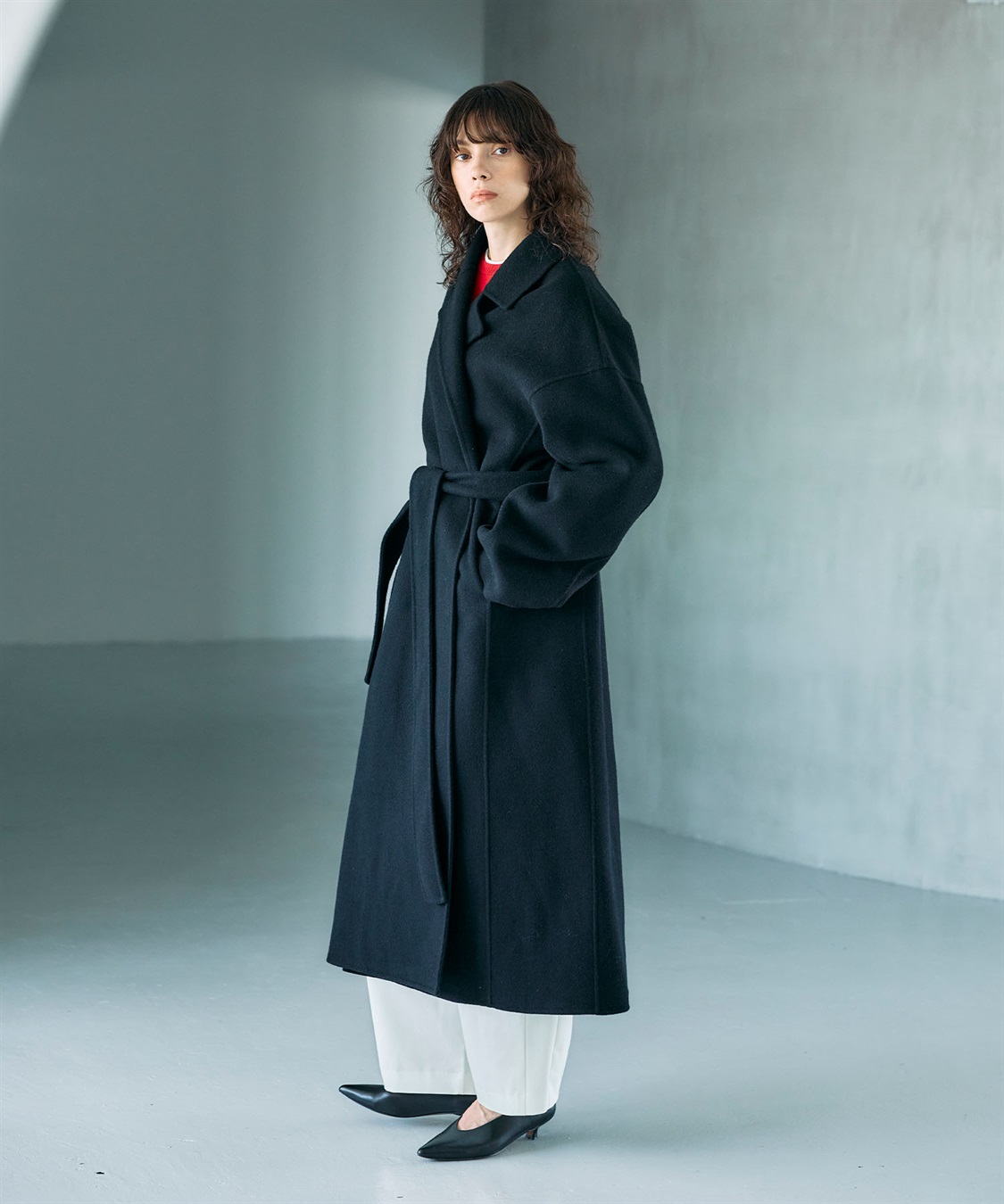 N.O.R.C ウールメルトンロングリバーコート_sub_9