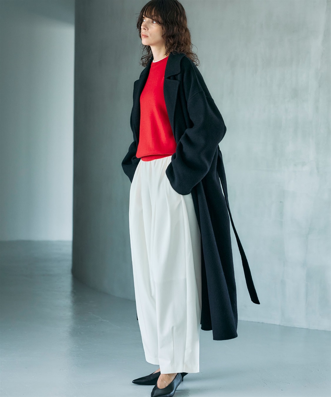 N.O.R.C ウールメルトンロングリバーコート_sub_11