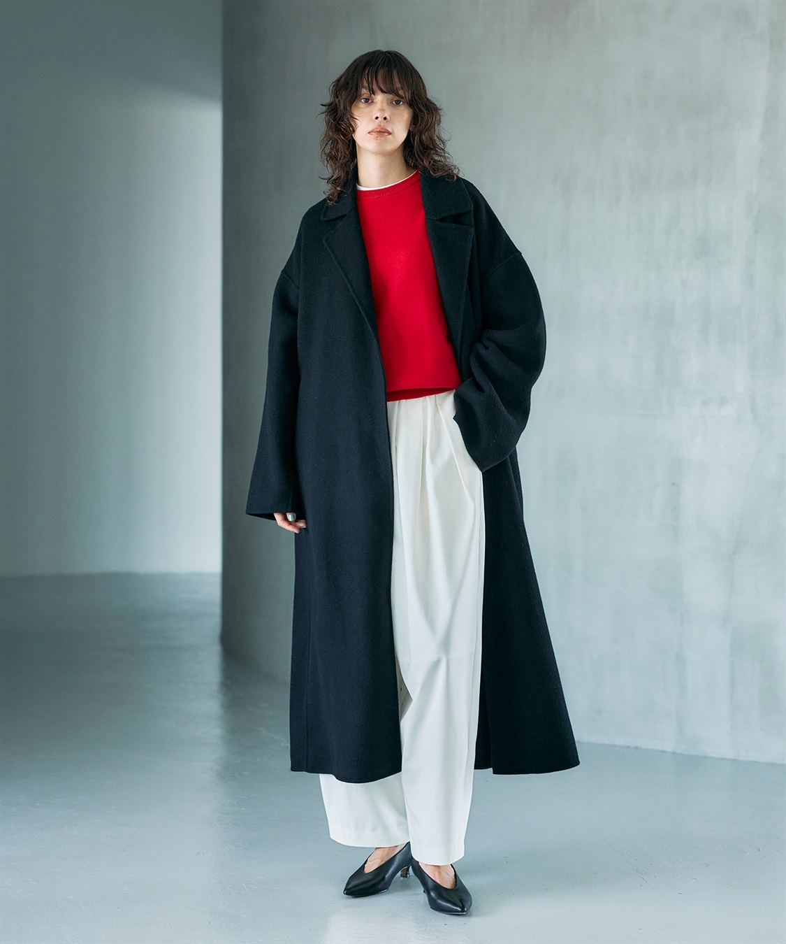 N.O.R.C ウールメルトンロングリバーコート_sub_12