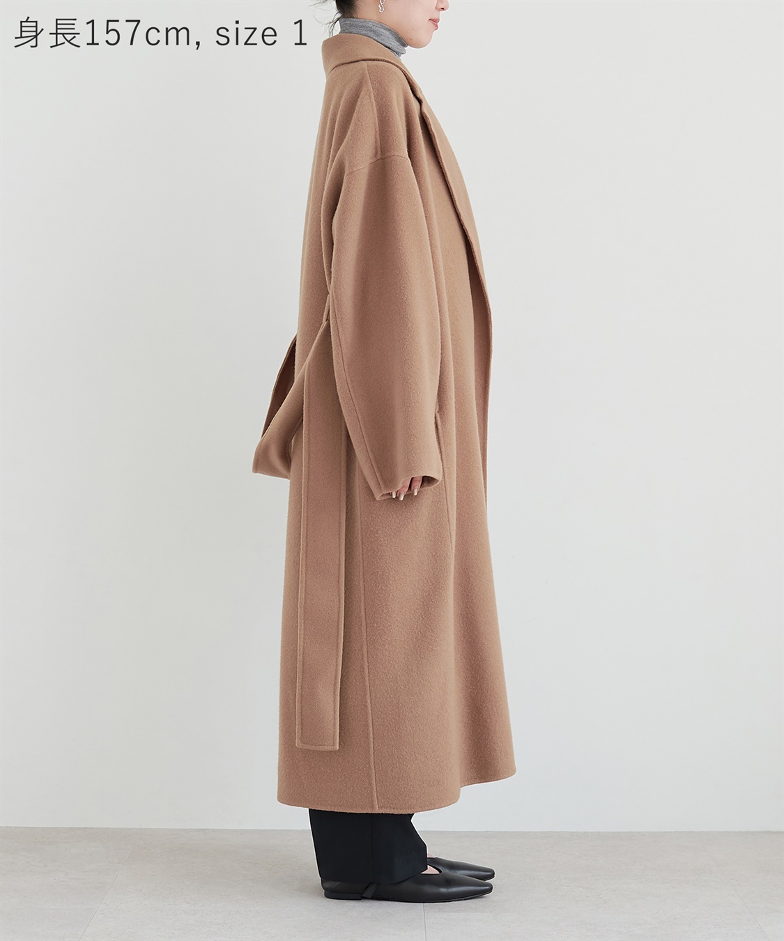 N.O.R.C ウールメルトンロングリバーコート_sub_21