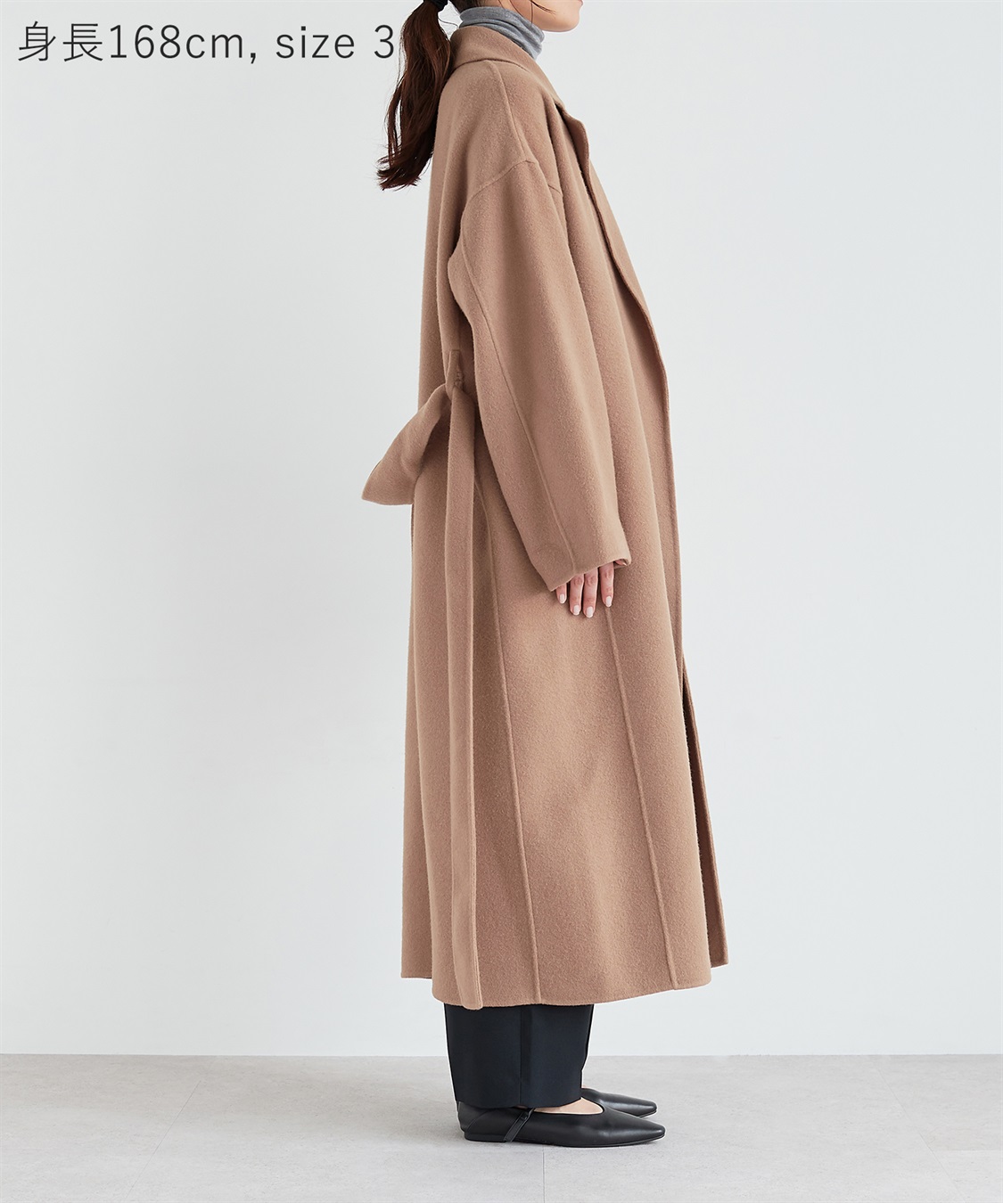 N.O.R.C ウールメルトンロングリバーコート_sub_25