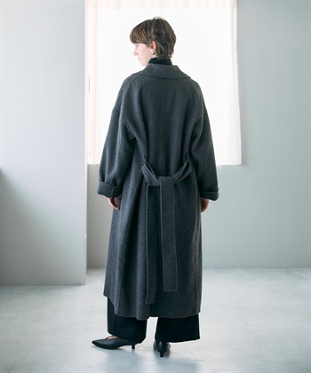N.O.R.C 【PRE ORDER 10%OFF 9/20まで】ウールメルトンロングリバーコート_subthumb_33