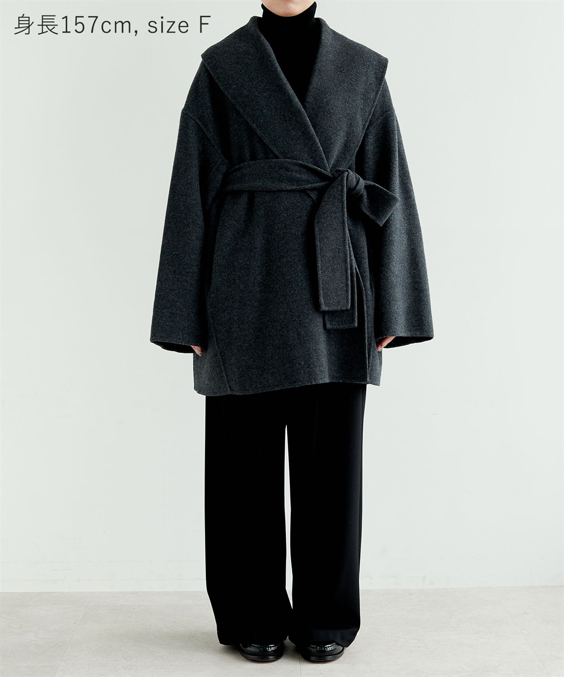 N.O.R.C ウールメルトンミドルリバーコート_sub_22