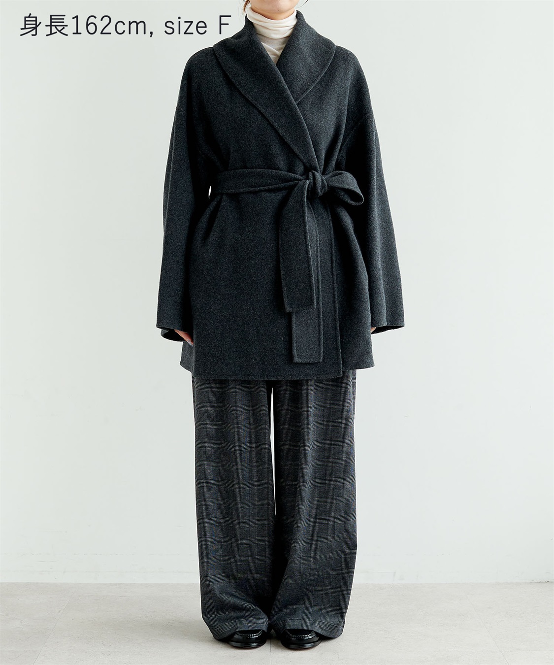 N.O.R.C ウールメルトンミドルリバーコート_sub_24