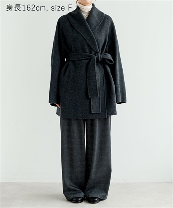 N.O.R.C ウールメルトンミドルリバーコート_subthumb_24