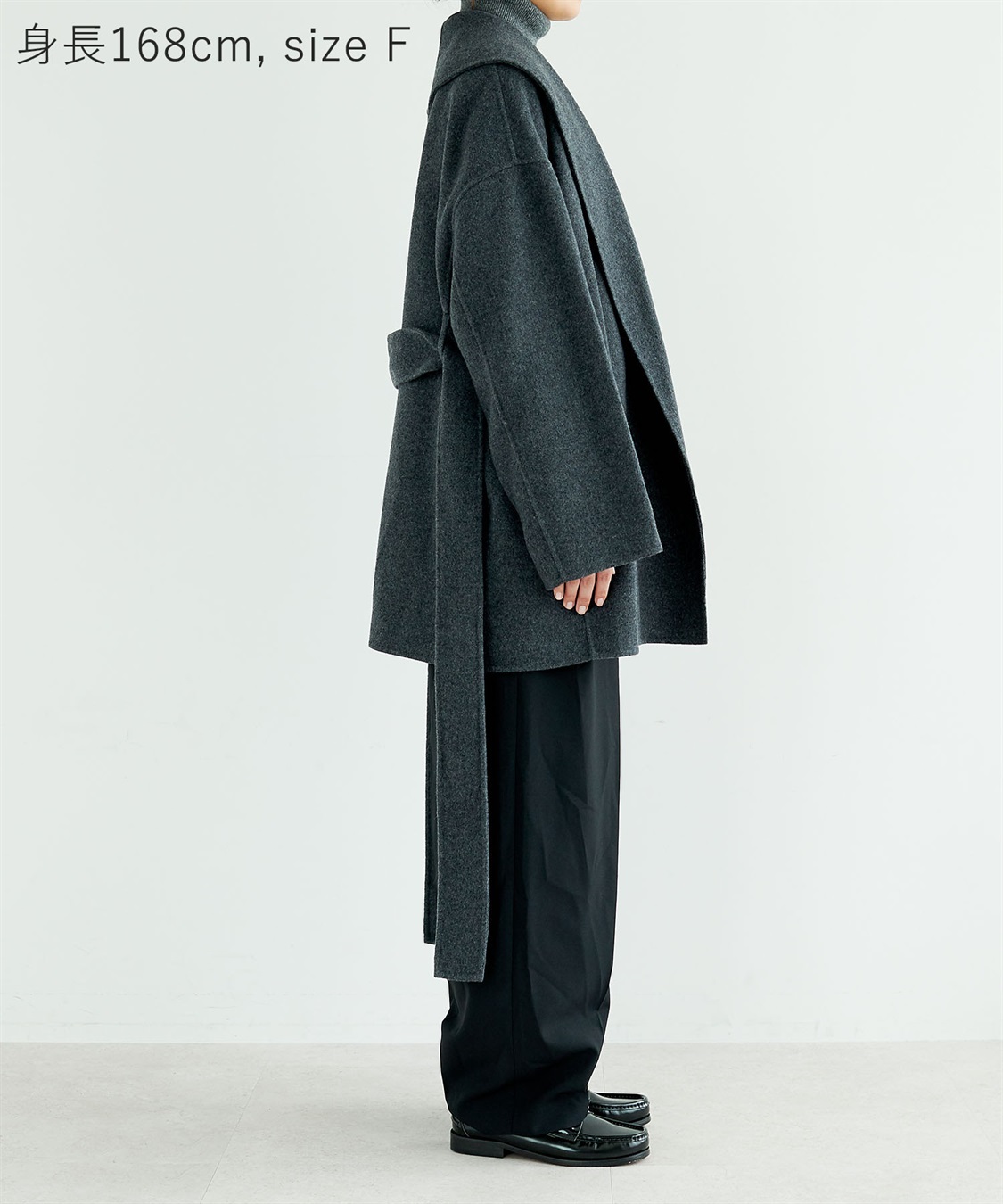 N.O.R.C ウールメルトンミドルリバーコート_sub_27