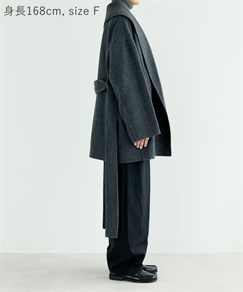 N.O.R.C ウールメルトンミドルリバーコート_subthumb_27