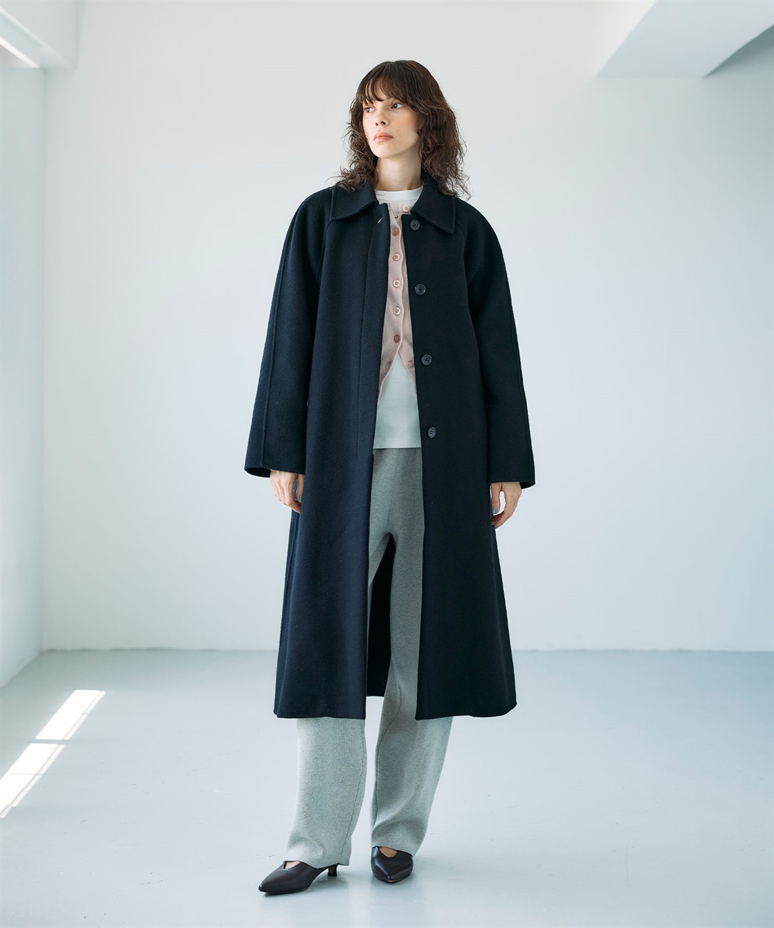 N.O.R.C ウールメルトンステンカラーリバーコート_sub_6