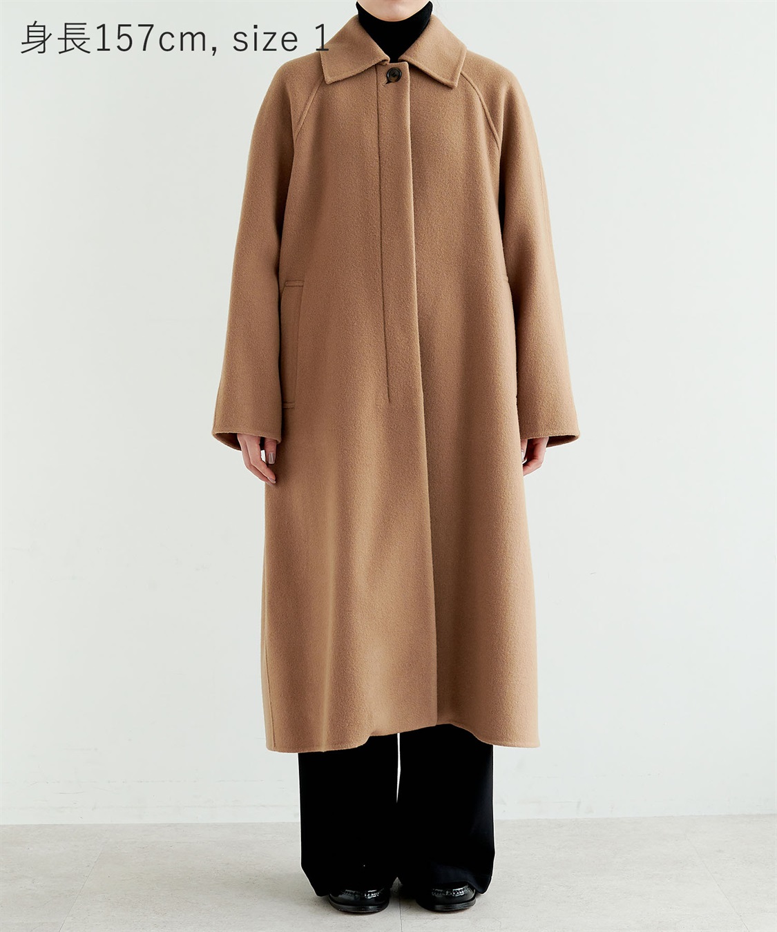 N.O.R.C ウールメルトンステンカラーリバーコート_sub_14