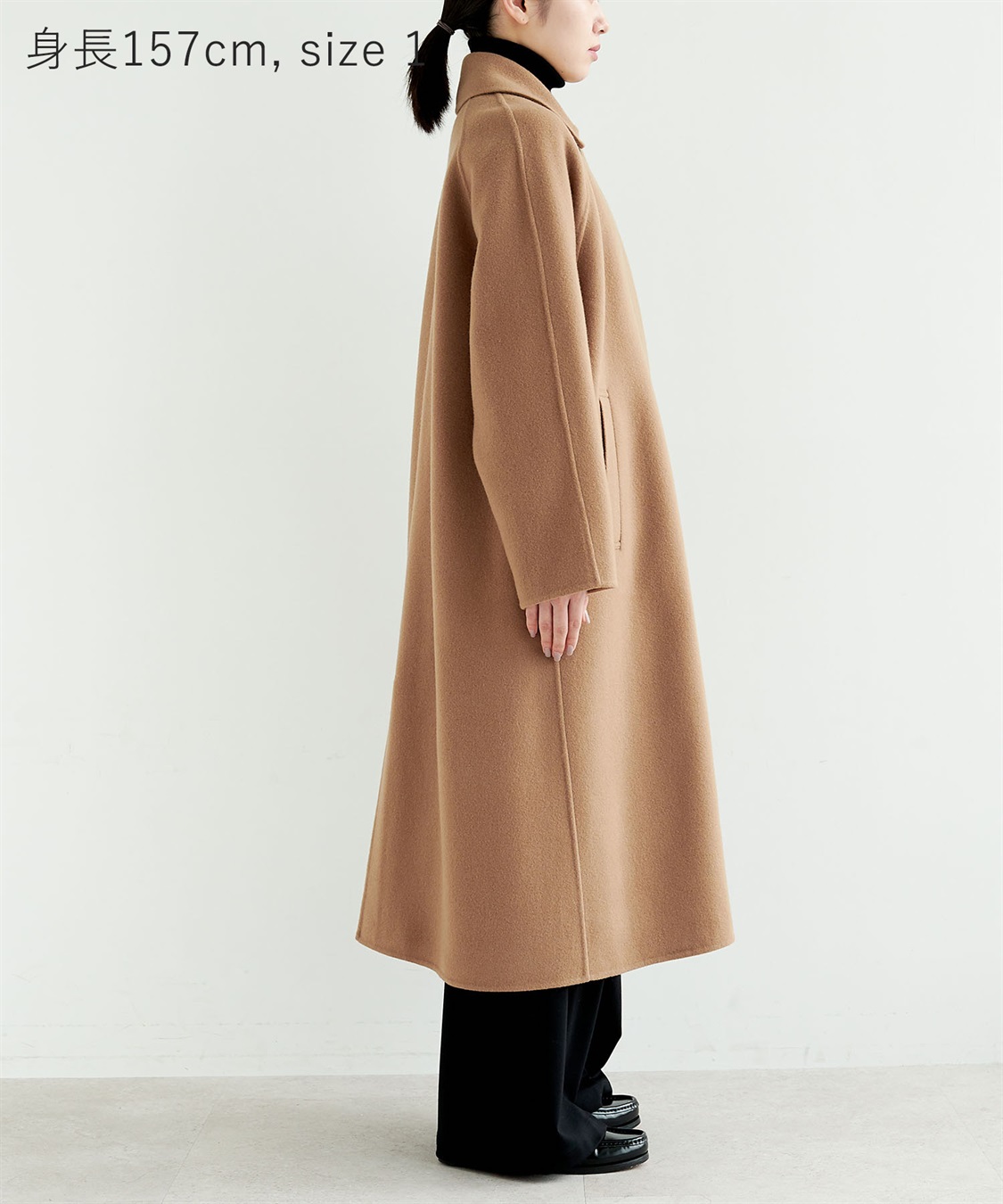 N.O.R.C ウールメルトンステンカラーリバーコート_sub_15